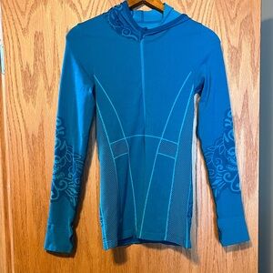 Athleta Turquoise Activewear Jacket